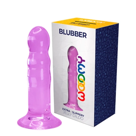 Фаллоимитатор Blubber фиолетовый от WOOOMY 16 * 3.5 см